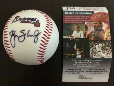 John Smoltz Autographed Baseball - Freshly Authenticated by JSA - CM 284 - Image 1 of 4