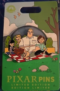 Disney Parks Pixar Picnic Moments Incredibles Bob Helen Violet LE 2250 Pin - Picture 1 of 3