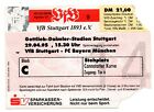 Ticket BL VfB Stuttgart - Bayern München 1994/95