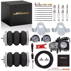 Air Suspension Z6 Rear + Compressor Kit Dual Circuit System for Fiat Ducato 1994- - Picture 1 of 12