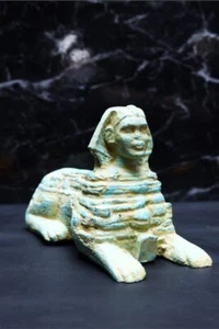 Maravillosa Esfinge Antigua en Giza - Estatua de Esfinge - Antigüedades Faraónicas - Pirámides - Imagen 1 de 4
