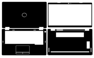 Carbon Vinyl Sticker Skin Cover for Dell Latitude 5310 13.3" Laptop Decals Guard - Picture 1 of 35
