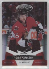 2010-11 Certified Mirror Red Dual Materials /150 Erik Karlsson #104