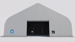 40W 60L 25H (ft) Fabric Storage Building Portable Fabric Shelters Clear Span - Picture 1 of 10