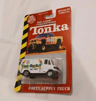 Camión de suministros para fiestas Tonka #22 producto Maisto de metal fundido a presión n.º 15130 sellado nuevo Foto 1 de 4