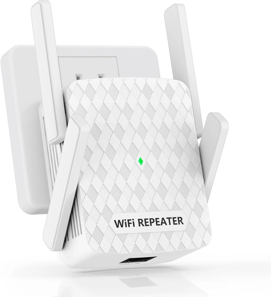 Amplificador de sinal extensor WiFi, repetidor sem fio de internet para casa, 10000 pés quadrados - Imagem 1 de 1