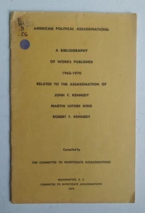 American Political Assassinations A Bibliography 1963-1970 John F Kennedy M.L.K. - Picture 1 of 5