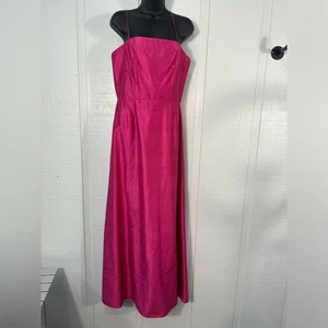 Watters and Watters Hot Pink Spaghetti Strap Dress EUC No Size - Picture 1 of 12