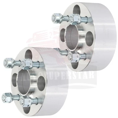 2 piezas 2" 4x100 12x1,5 pernos espaciadores de rueda para Chevrolet Chevette para Dodge Neon Foto 1 de 4