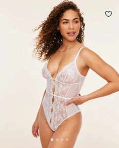 ADORE ME ROSIE UNLINED LINGERIE BODYSUIT, WHITE, XL Brand New In Sealed Bag! - Picture 1 of 4