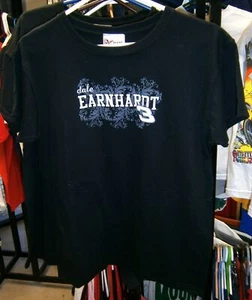 VINTAGE CHASE #3 TEE SHIRT DALE EARNHARDT SR LADIES WOMENS BLACK MEDIUM NWT - Picture 1 of 1