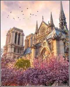 Notre-Dame de Paris 820 Chart Counted Cross Stitch Pattern - Bild 1 von 5