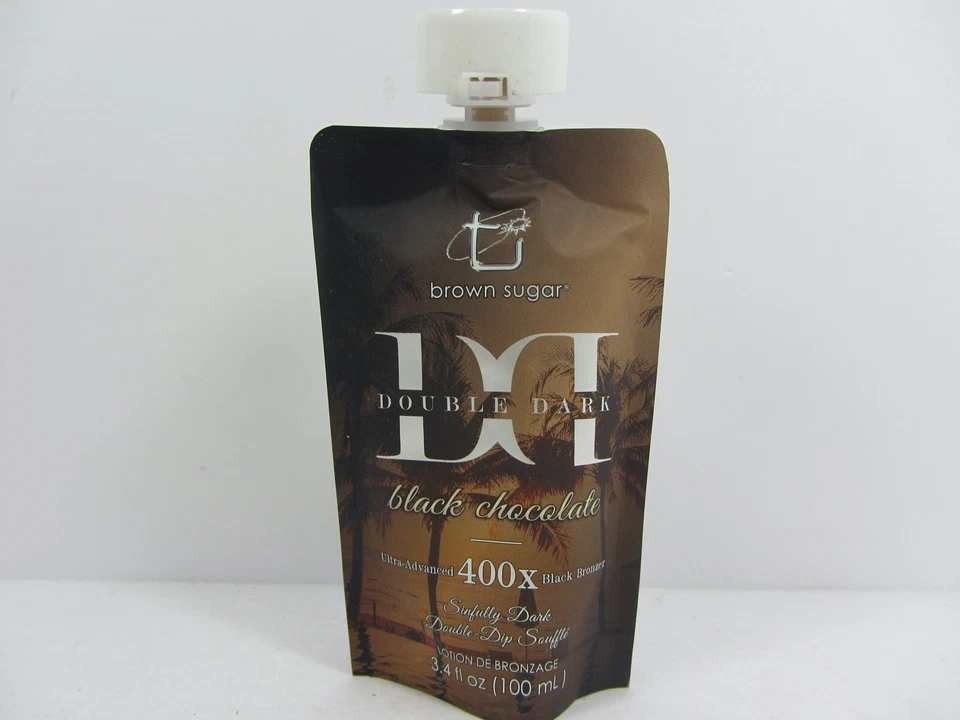 DOUBLE DARK BLACK CHOCOLATE ADVANCED 400X BRONZER 3.4 OZ  TANNING LOTION - image 1 of 1