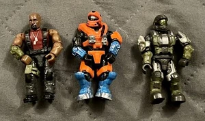 3X Lot Halo Mega Bloks Construx Covenant Elite Ultra Figure Classic Articulation - Picture 1 of 13