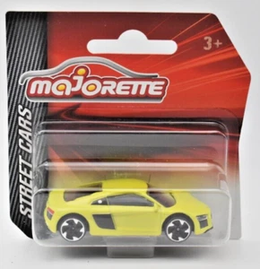 Majorette Street Cars Audi R8 yellow-green. DieCast 1/58. Blister - Picture 1 of 1