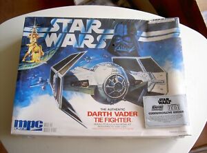 #D50 Star Wars Darth Vader Tie Fighter Commemorative MPC Ertl Sealed Boxed Kit