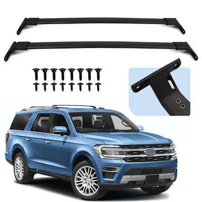 Barras transversales portaequipajes de techo 225 lb para Lincoln Navigator Ford Expedition 18-24 Foto 1 de 4