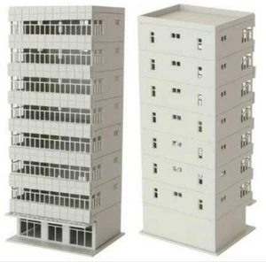 N scale building ( 8 storey Building ) 1:160 for N gauge model train layout A18 - Picture 1 of 12