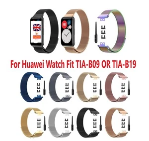 Watch band For HUAWEI WATCH FIT (TIA-B09/TIA-B19) Metal Stainless Watch Strap UK - Picture 1 of 19