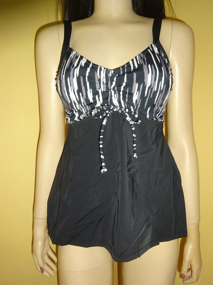Tankini Bikini 2-teiliger Badeanzug bpc selection bonprix 40, 42, 48 schwarz NEU - Bild 1 von 4