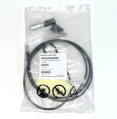 Nuevo cable de seguridad de acoplamiento con bloqueo de llave HP / Kensington Foto 1 de 3