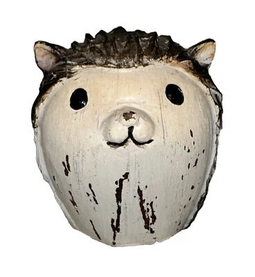 "Estatuilla de madera Honeybloom HEDGEHOG escritorio estante cuidador 3""" Foto 1 de 4