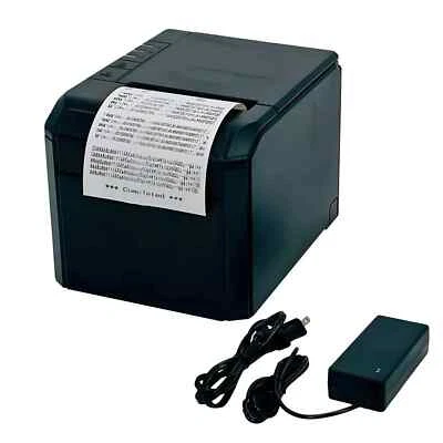 TESTED Omniprint OM9500-U Direct Thermal Receipt Printer WiFi Ethernet USB - Image 1 of 4