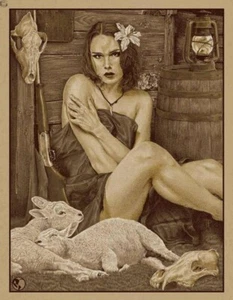 Chastity Screen Print Poster Timothy Pittides Limited Edition Signed x/80 - Picture 1 of 1