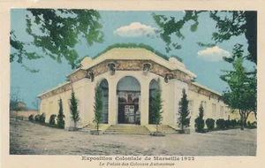 1922 Marseille Exposition Coloniale Le Palais des Colonies Autonomes - Picture 1 of 2