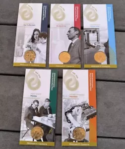 2025 $1 Coin Set 60 Years Of Royal Australian Mint $1 5 Cards - C Mint- CHEAPEST - Picture 1 of 7
