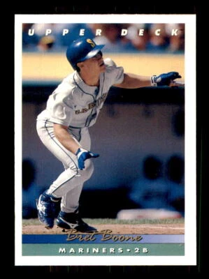 1993 Baseball Upper Deck Bret Boone Seattle Mariners #65 - Image 1 of 2