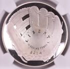 2014-P Baseball Hall Of Fame Silver Dollar NGC PF70 ULTRA CAMEO Early Releases 