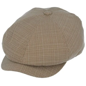 Gorra Newsboy Hombre Verano Gorra Plana - Clásica 6 Paneles Negra Aspecto Inspirado Vintage - Imagen 1 de 18
