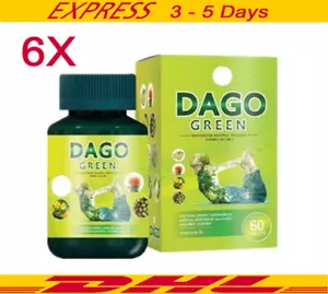 6X Nuevo Dago Verde Natural Herbal Quema Grasa Vientre Natural Desintoxicación Perder Peso Delgado - Imagen 1 de 10