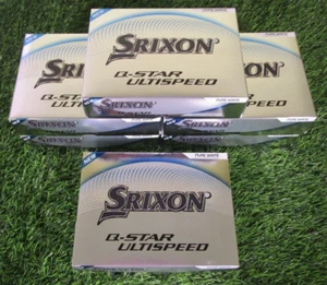 New Lot of 6 Dozen Srixon Q-Star Ultispeed White Golf Balls - Picture 1 of 4