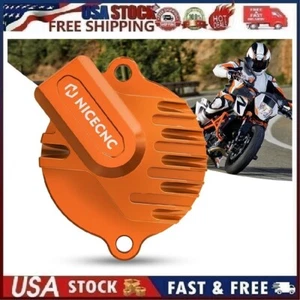 NICECNC Engine Oil Filter Cap Cover 12 Cooling Fins For GasGas SM700 2022-2023 - Picture 1 of 13