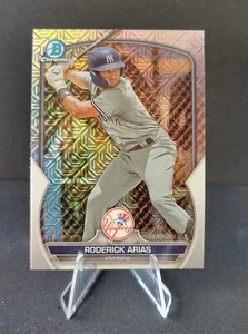 2023 Bowman Draft Chrome Mojo Refractor Asia Exclusive #BDC-49 Roderick Arias RC - Picture 1 of 2