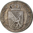 [#857834] Monnaie, Etats allemands, BADEN, Karl Friedrich, 6 Kreuzer, 1808, TB+,