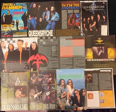 QUEENSRYCHE Vintage Clippings & Posters Collection HEAVY METAL - Image 1 of 4