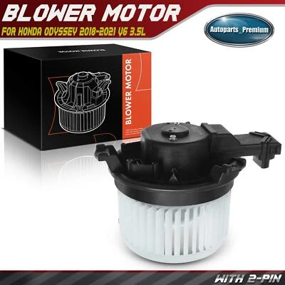 Conjunto de ventilador de motor soplador de climatización lateral trasero de 1 pieza para Honda Odyssey 2018-2021 V6 3,5 L Foto 1 de 4