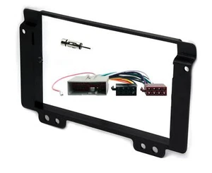 KIT DOBLE DIN FACIA PARA LAND ROVER FREELANDER 04-2006 ISO CABLEADO ADAPTADOR AÉREO - Imagen 1 de 1