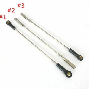 Servo Rudder M3 Steering Linkage Arm Linkage L120mm for Fixed Wing RC Car #1304 - Picture 1 of 4