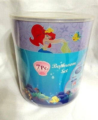 JAY FRANCO AND SONS, INC. DISNEY THE LITTLE MERMAID 7PC. BATROOM SET