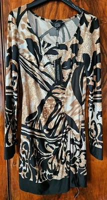 Star By Julian Macdonald Unusual Pattern Figure Hugging Dress Size 8 BNWT - Image 1 of 4