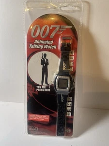 James Bond 007 Zeon Quartz Animated Talking Watch New Sealed Vintage 2000 - Picture 1 of 6