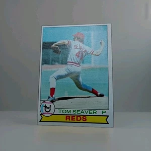 1979 Topps Baseballkarte Cincinnati Reds HOF Tom Seaver P #100 Vintage Ex keine Knicke - Bild 1 von 2