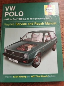 Haynes VW POLO 1982 To 1990 Service And Repair Manual - Picture 1 of 3