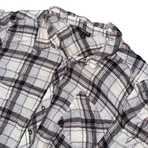 Torrid kariertes geknöpftes Damenhemd Größe 3x Langarm Freizeit Flanell - Bild 1 von 7