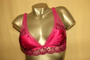 LISE CHARMEL Bralette BH SPLENDEUR SOIE mit Seide fushia lila NEU - Bild 1 von 3