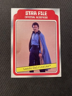 1980 Topps Star Wars Star File Lando Calrissian - Image 1 of 2